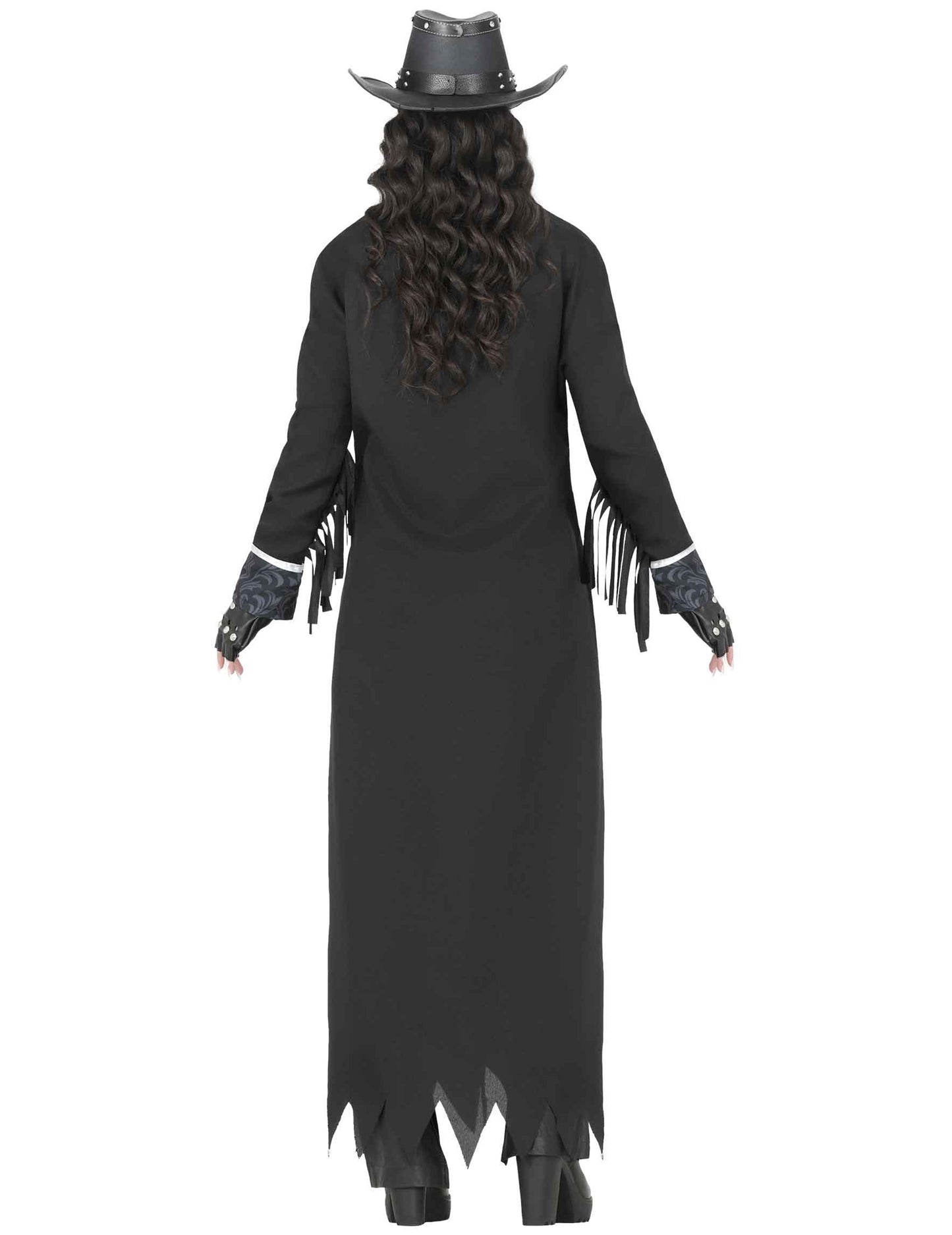 Gothic-Cowgirl Damenkostüm schwarz