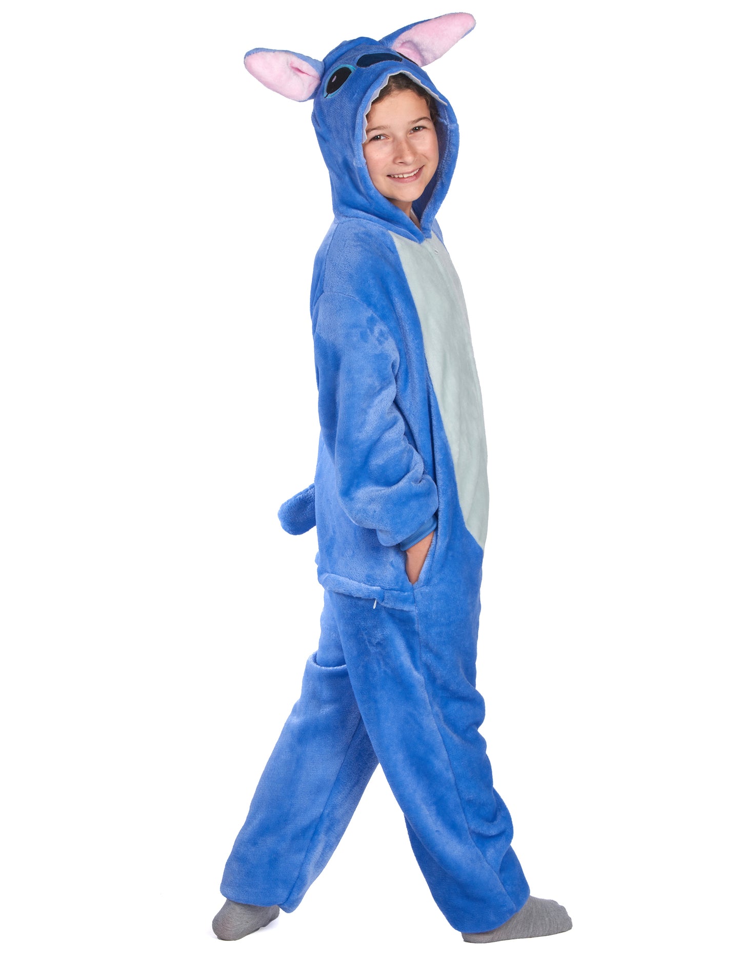 Blaues Alien-Kreaturenkostüm für Kinder