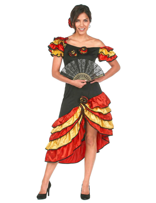 Flamencotänzerinnen-Kostüm für Damen