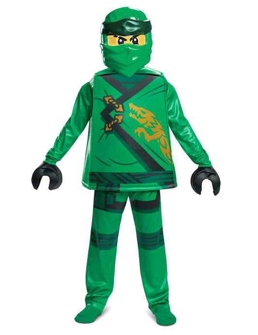 Lloyd-Kostüm Lego Ninjago™ für Kinder gün-schwarz-gold