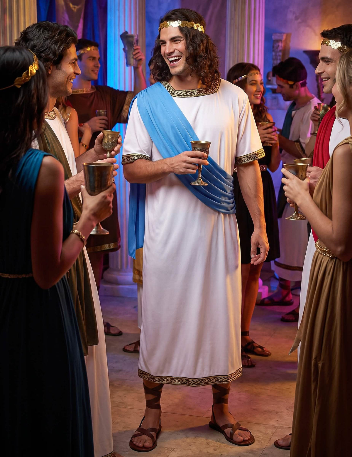 Griechischer Gott Kostüm für Herren