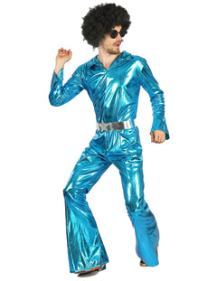 Disco-Faschingskostüme für Erwachsene Blau