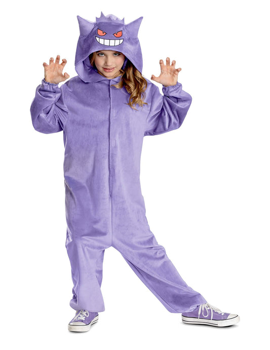 Offizielles Gengar Pokémon™ Kostüm für Kinder