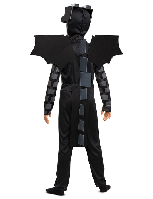 Vue de dos du déguisement Ender Dragon Minecraft™