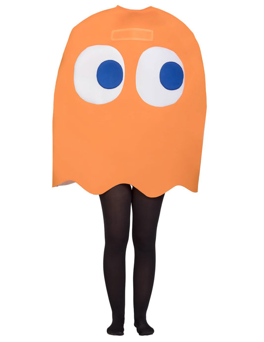 Vue de face du déguisement Fantôme Clyde - Pac-Man™