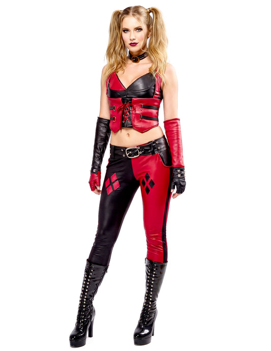 Harley Quinn Kostüm für Damen aus Batman Arkham City™