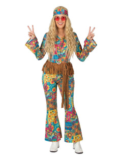 Kostüme für Erwachsene Hippie (60er) Damen