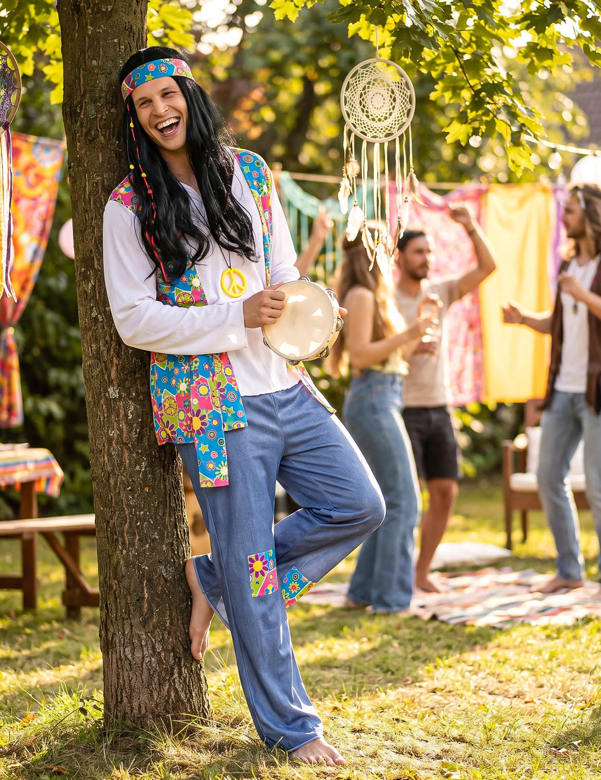 Hippiekostüm Herren