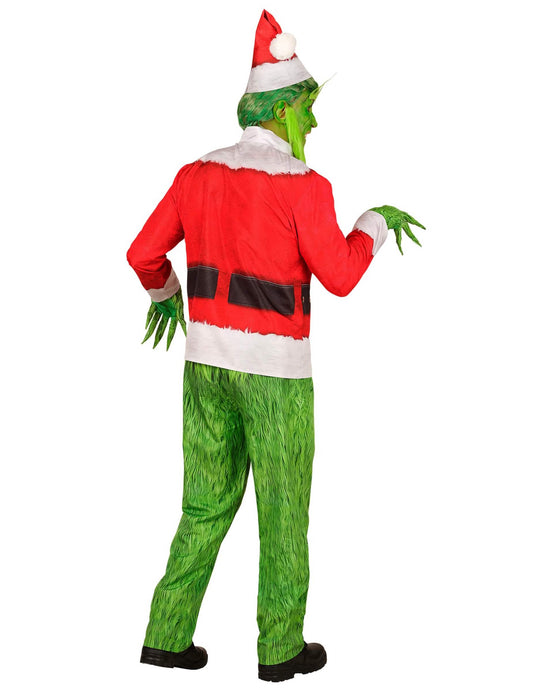Grummeliges Weihnachtsmonster Ganzkörperkostüm für Erwachsene