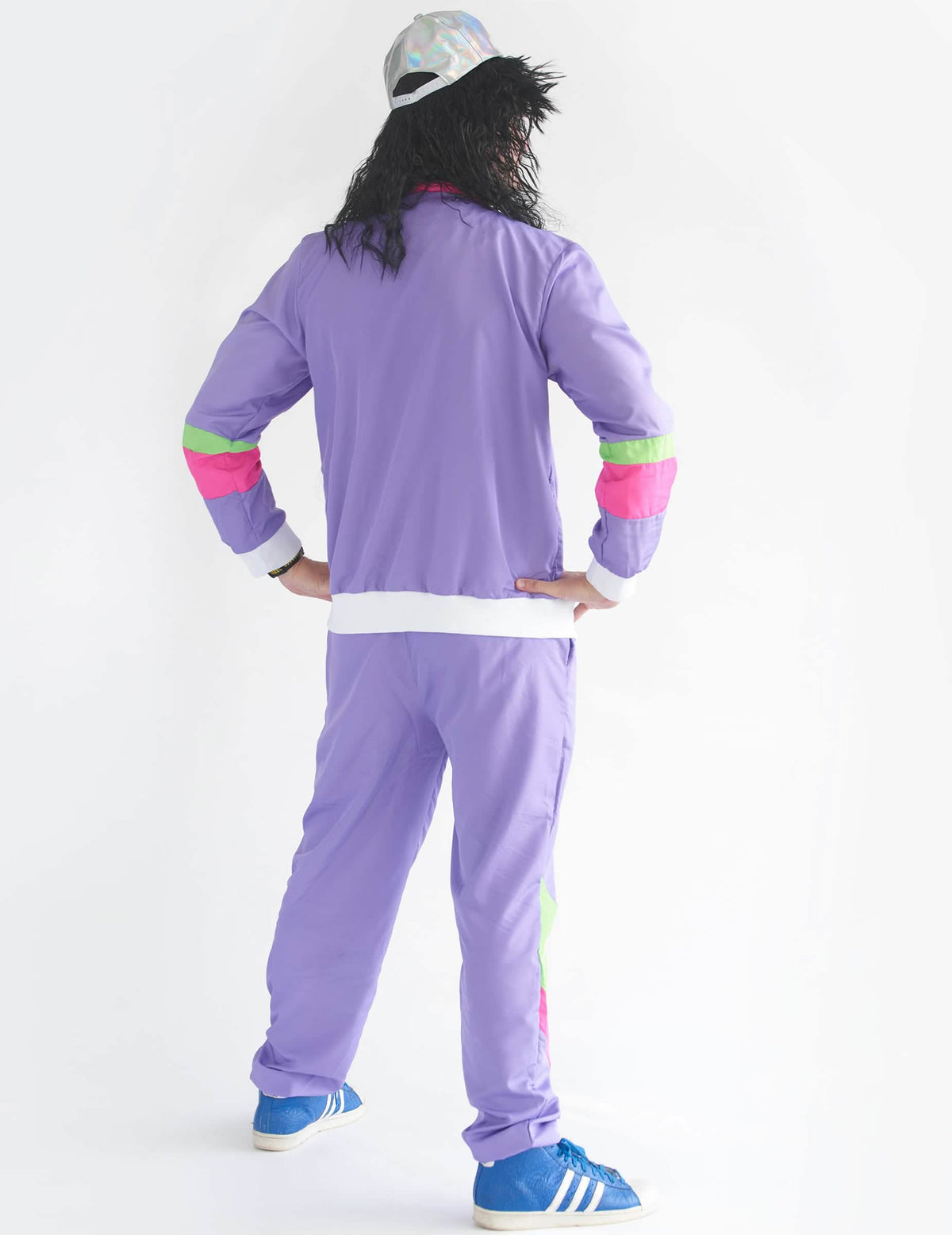 80er-Jogginganzug für Herren Bad-Taste-Kostüm bunt