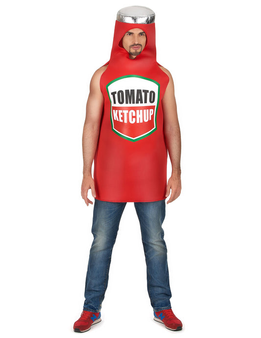 Erwachsenen-Kostüm für ein Paar: Pommes und Ketchup