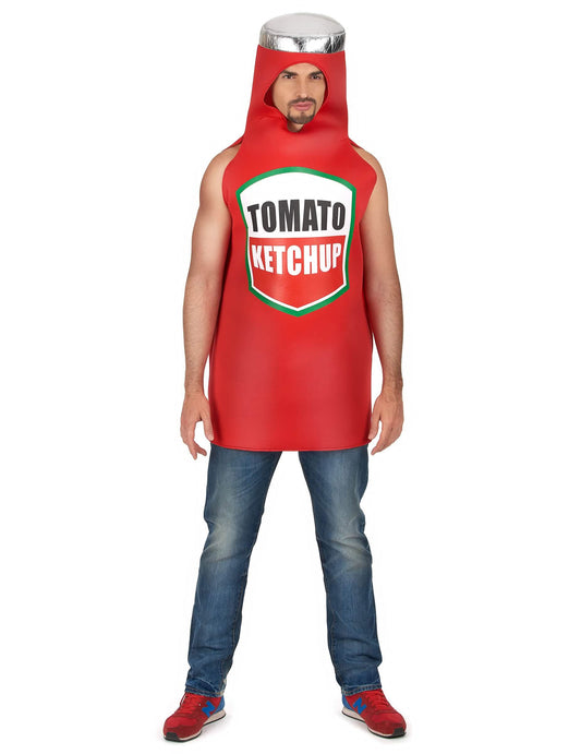 Erwachsenen-Kostüm für ein Paar: Pommes und Ketchup