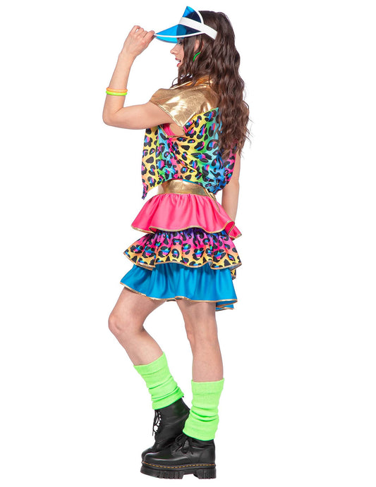 Buntes Panther-Kostüm im Kitsch-Look für Damen