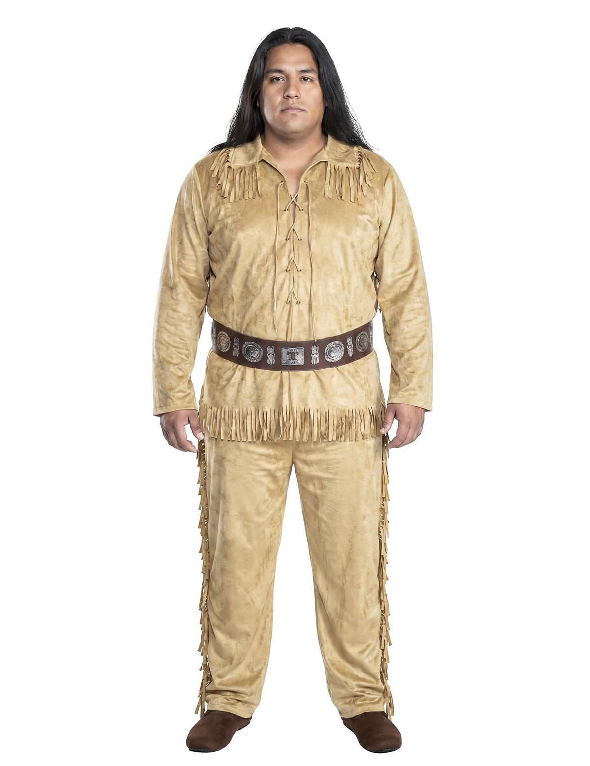 Old Shatterhand™-Indianer-Kostüm Faschings-Verkleidung Winnetou™ braun