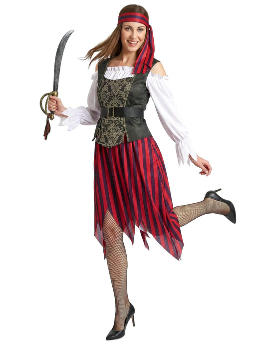 Piraten Damenkostüm bunt