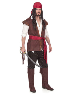 Piratenkostüme für Erwachsene - Captain Jack Sparrow Kostüm