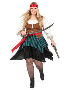 Piratenkostüme in großen Größen für Damen