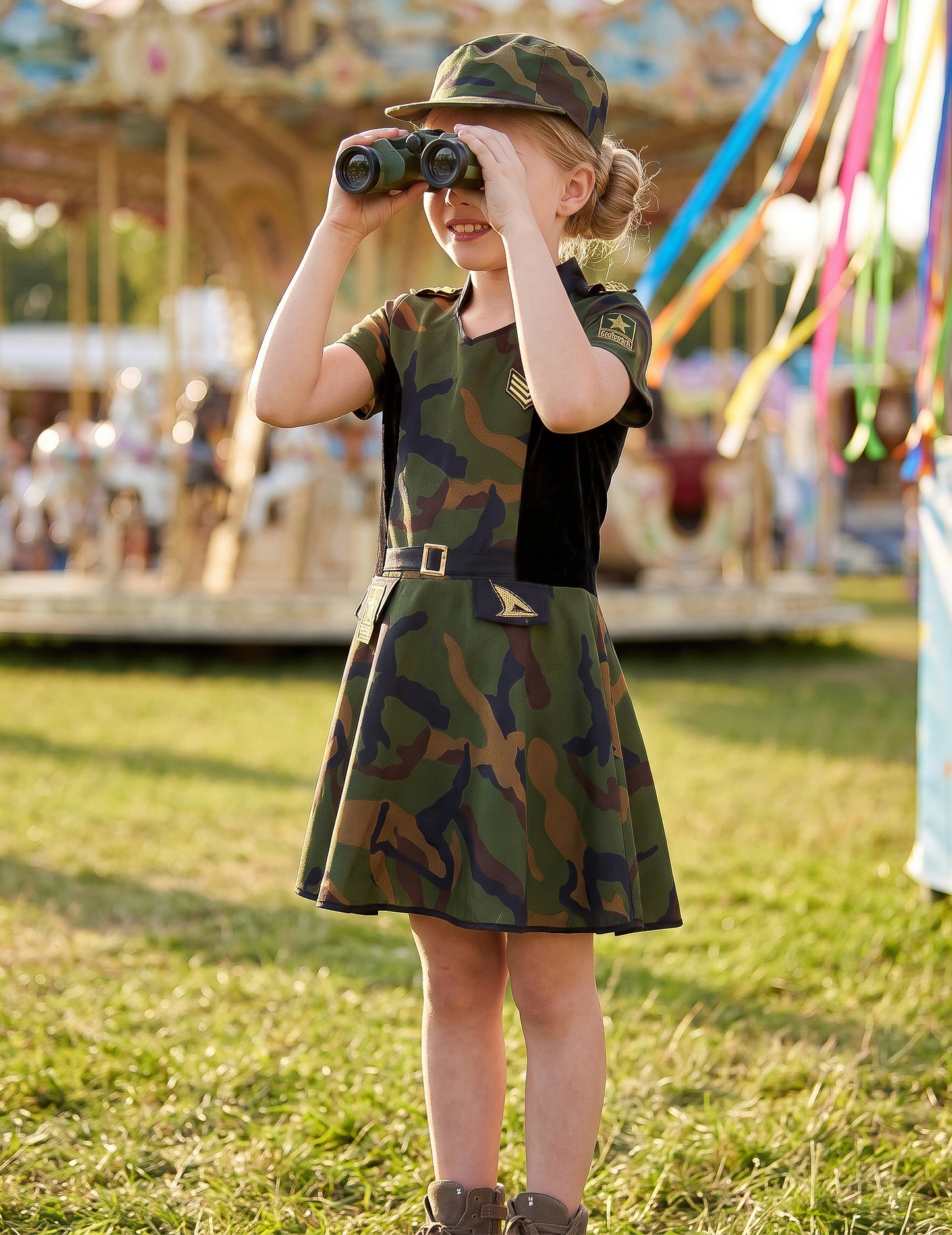 Soldaten Kostümkleid für Mädchen