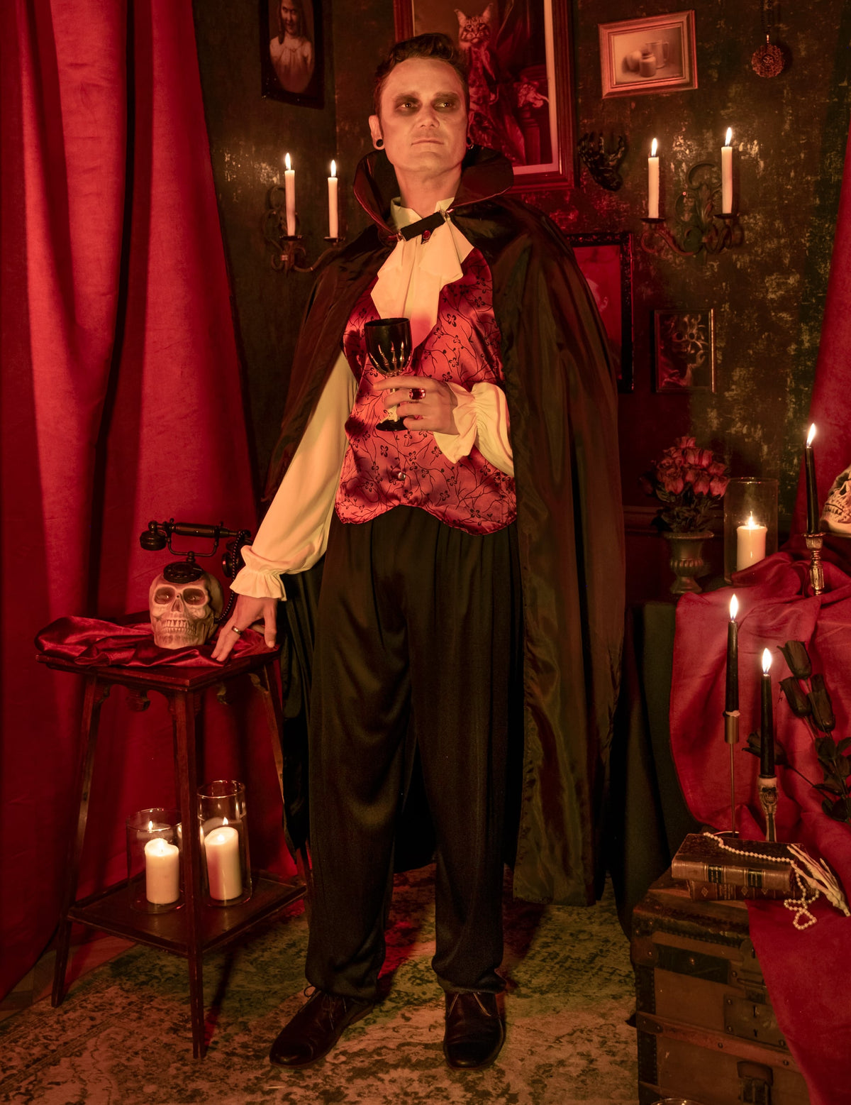 Vampirkostüm Halloween für Herren