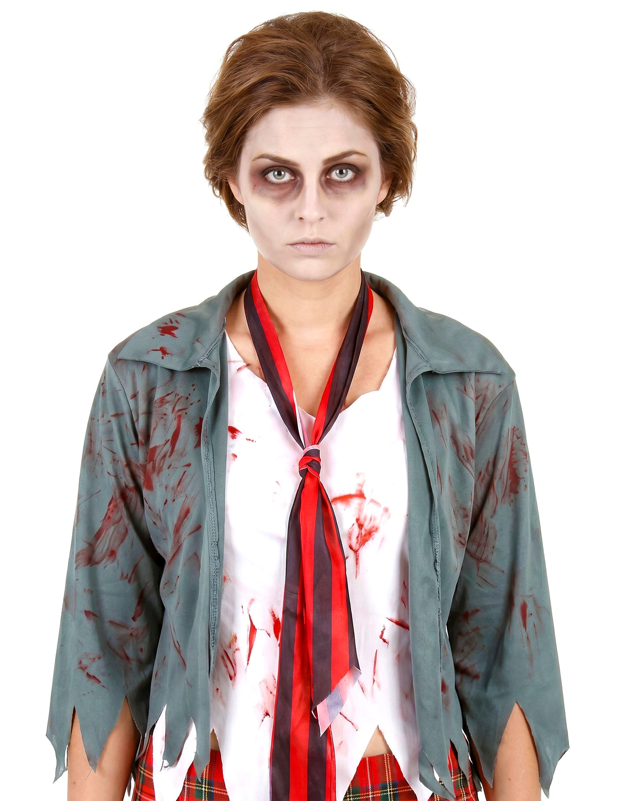 Schulmädchen Halloween Zombiekostüm