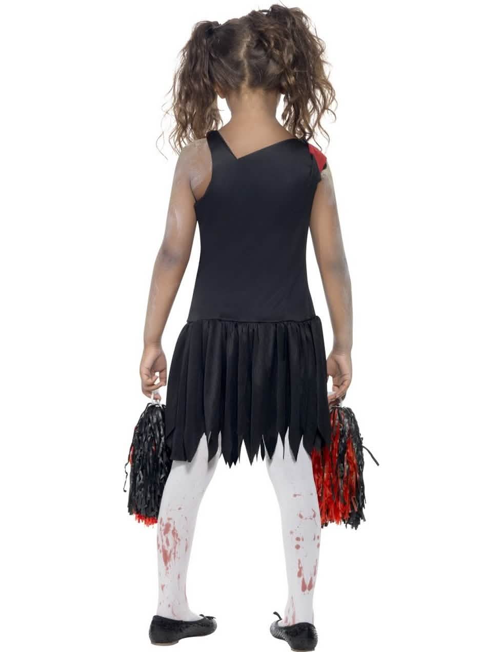 Vue de dos du déguisement de zombie pompom girl