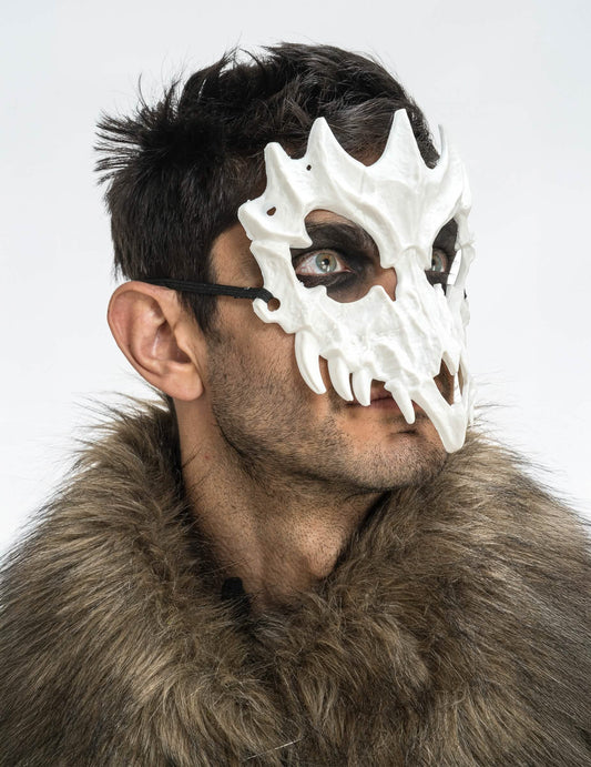 Drachen-Knochenmaske Augenmaske Erwachsene