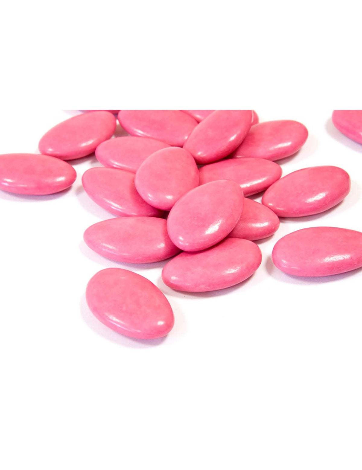 Schokoladen-Dragées für die Kommunion in Fuchsia
