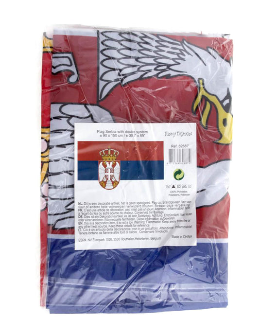 Flagge Serbien - 150 x 90 cm - Fanartikel