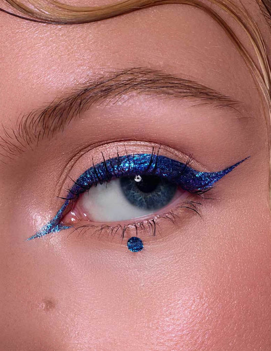 Glitzer-Eyeliner elektrisch blau - Si si la pailletteâ„¢