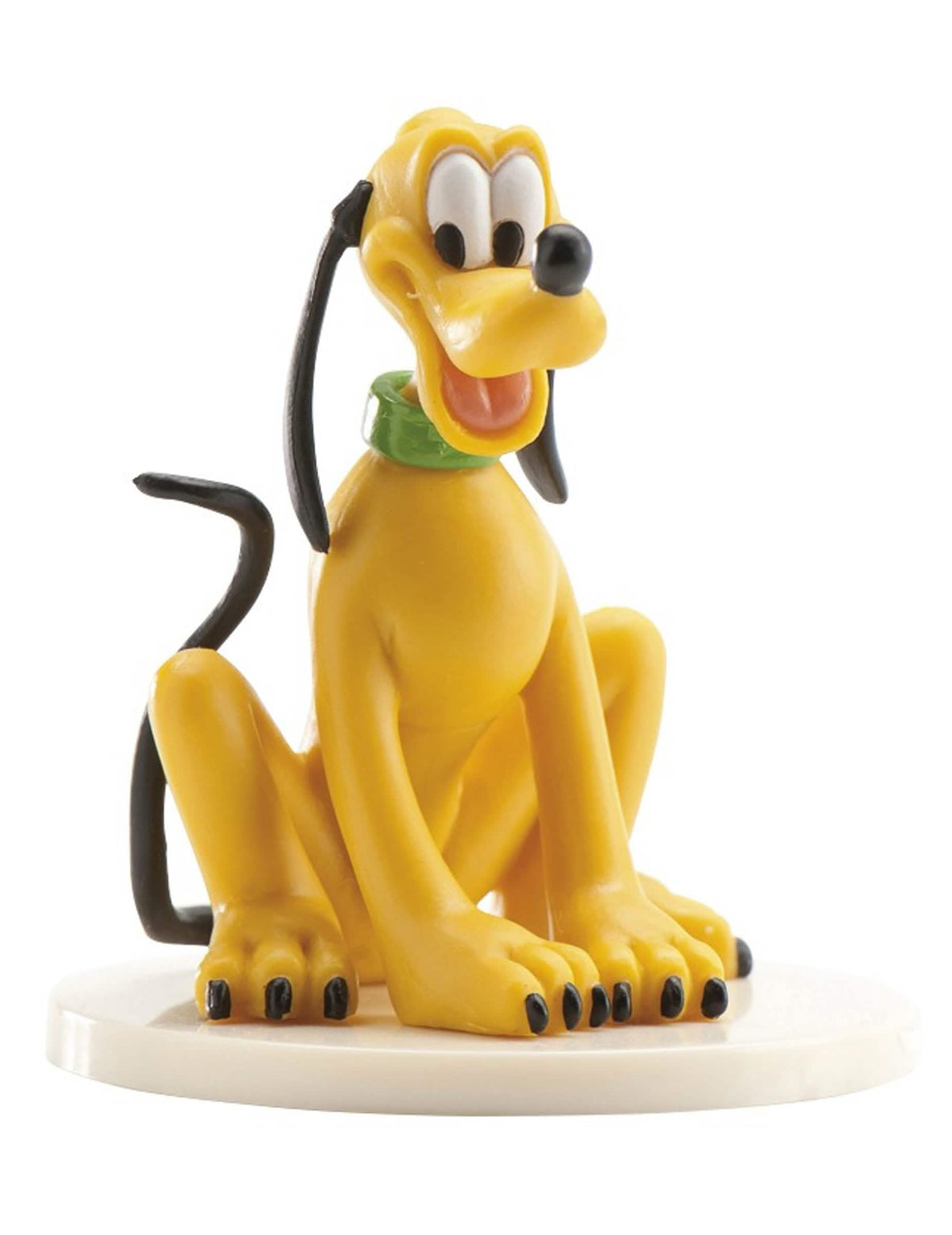 Pluto-Figur Gelb mit Grünem Halsband