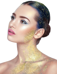Goldenes Make-up