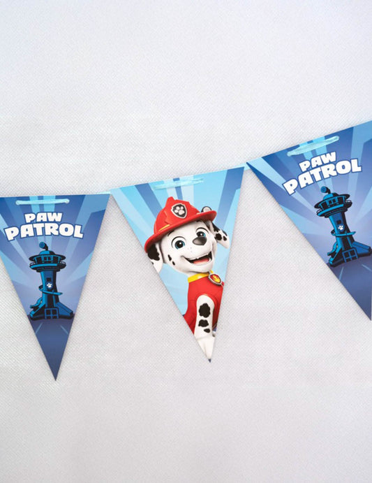 Paw Patrol™ Party-Wimpelkette in Blau 190 cm