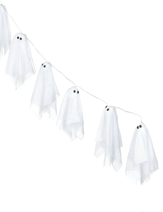 Geister Lichterkette Halloween 150 cm