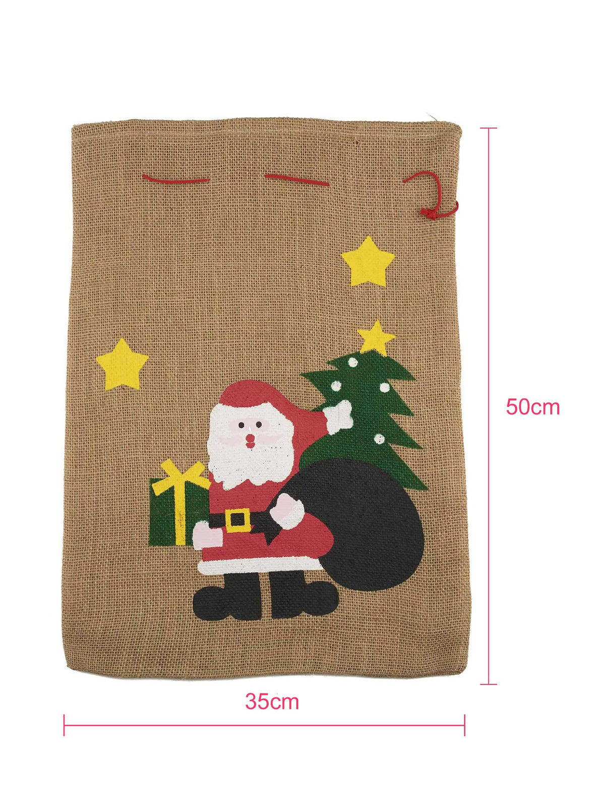 Maße des Weihnachtsmanns Sack