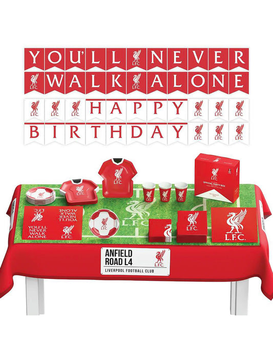 Fußball-Geburtstagsset Liverpool Football Club - 44 Teile