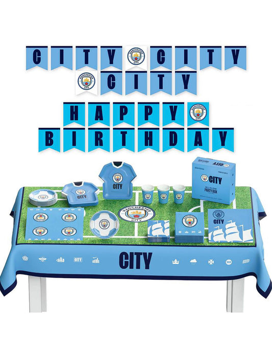 Manchester City Football Club Komplettset zum Geburtstag - 44-tlg.