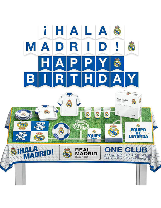 Offizielles Real Madrid CF Geburtstags-Set - 44 Teile