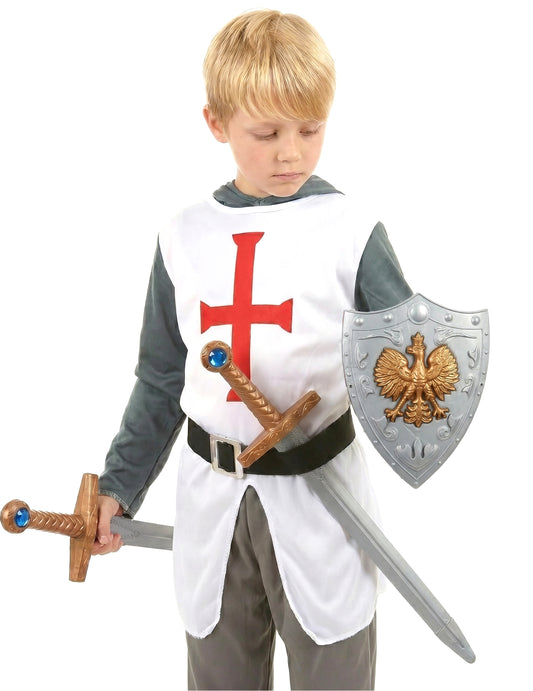 Ritter-Set mit 2 Schwertern & Schild für Kinder