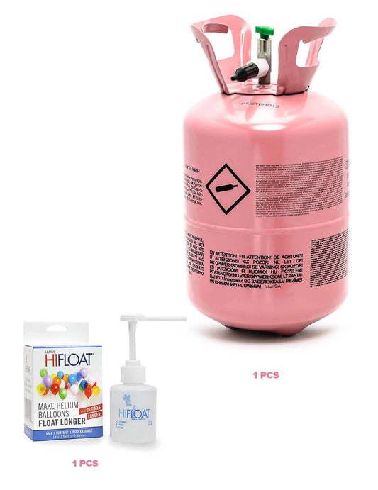 Helium Set für bis zu 30 Ballons mit Hi-Float