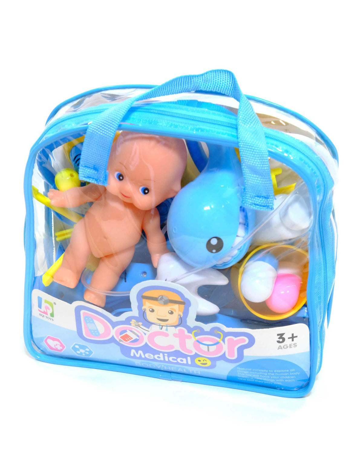 blaue Tragetasche des Arzttasche-Accessoires-Kits