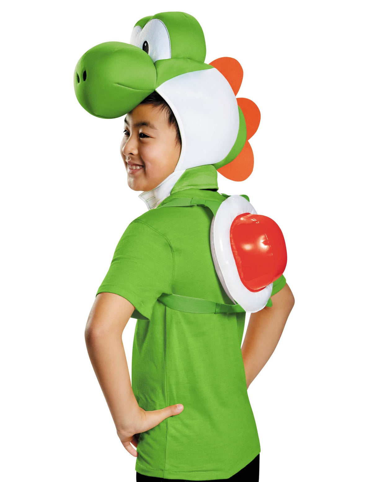Yoshi-Nintendo®-Set für Kinder Grün und Weiß mit roter Hülle