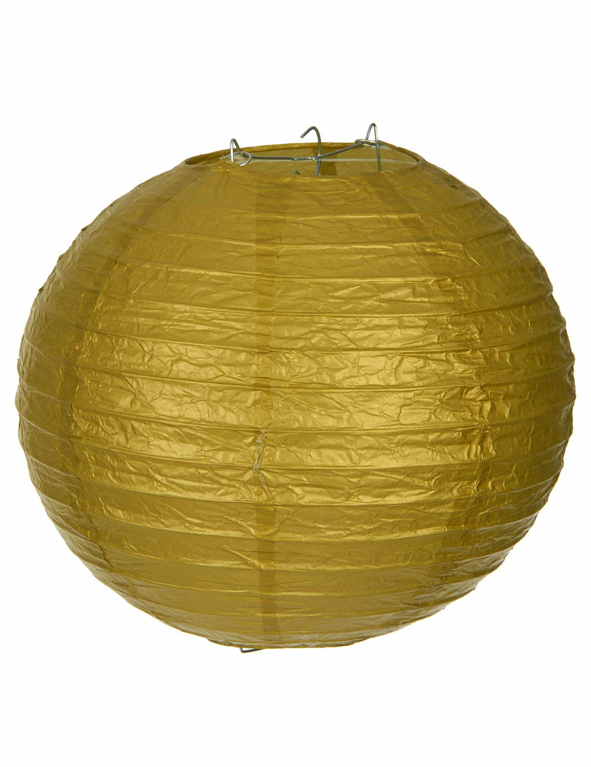 Lanterne japonaise pour décoration dorée en papier