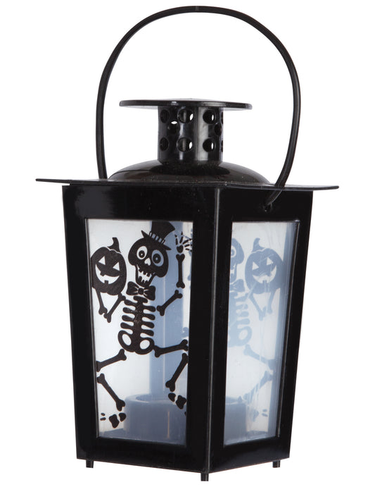 Leuchtende Laterne Halloween-Deko 8 x 8 x 15 cm