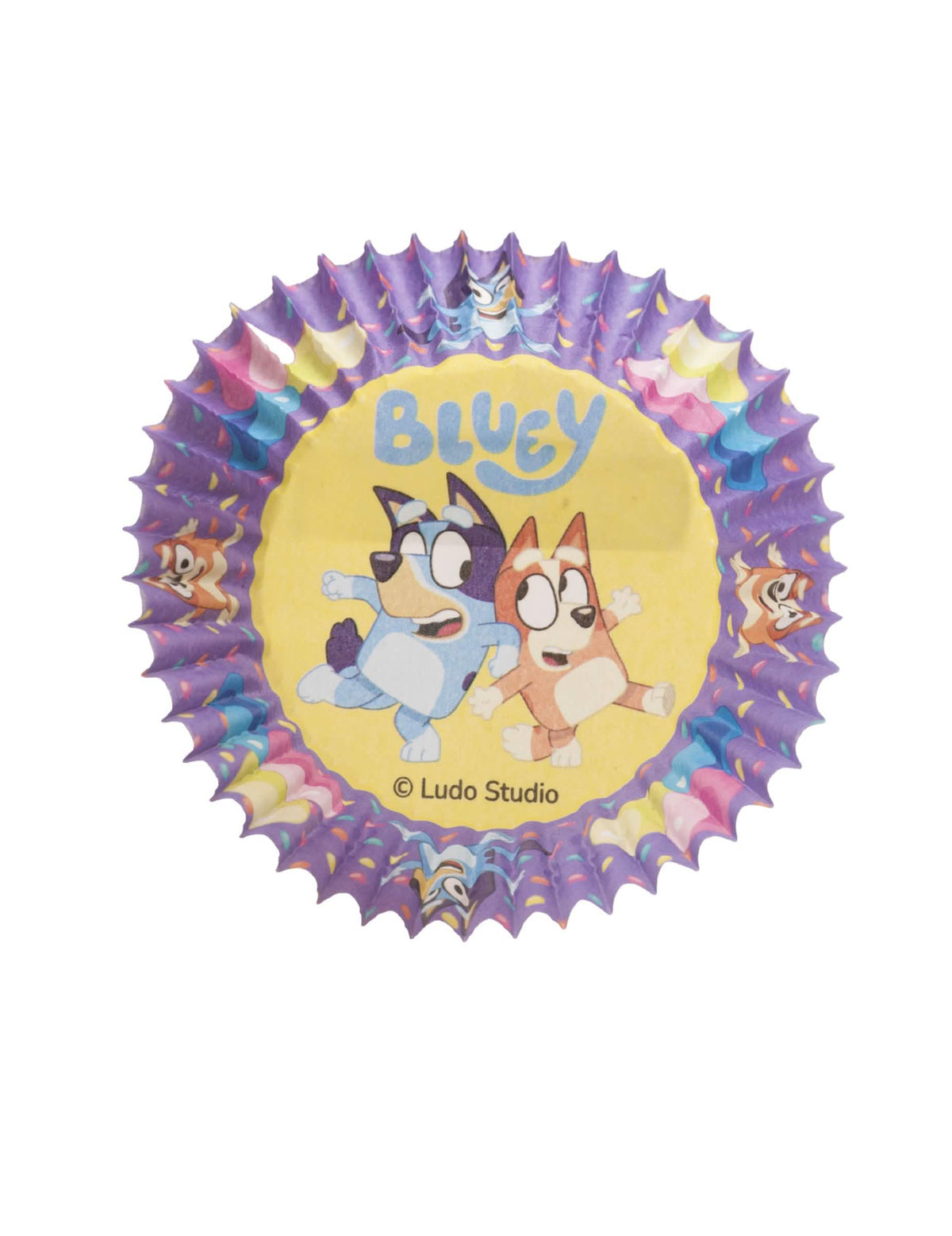 25er Set Bluey und Bingo™ Muffinförmchen 5 × 3 cm