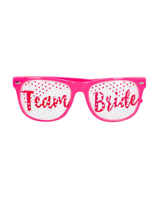 3 Team Bride Party-Brillen für Damen rosa