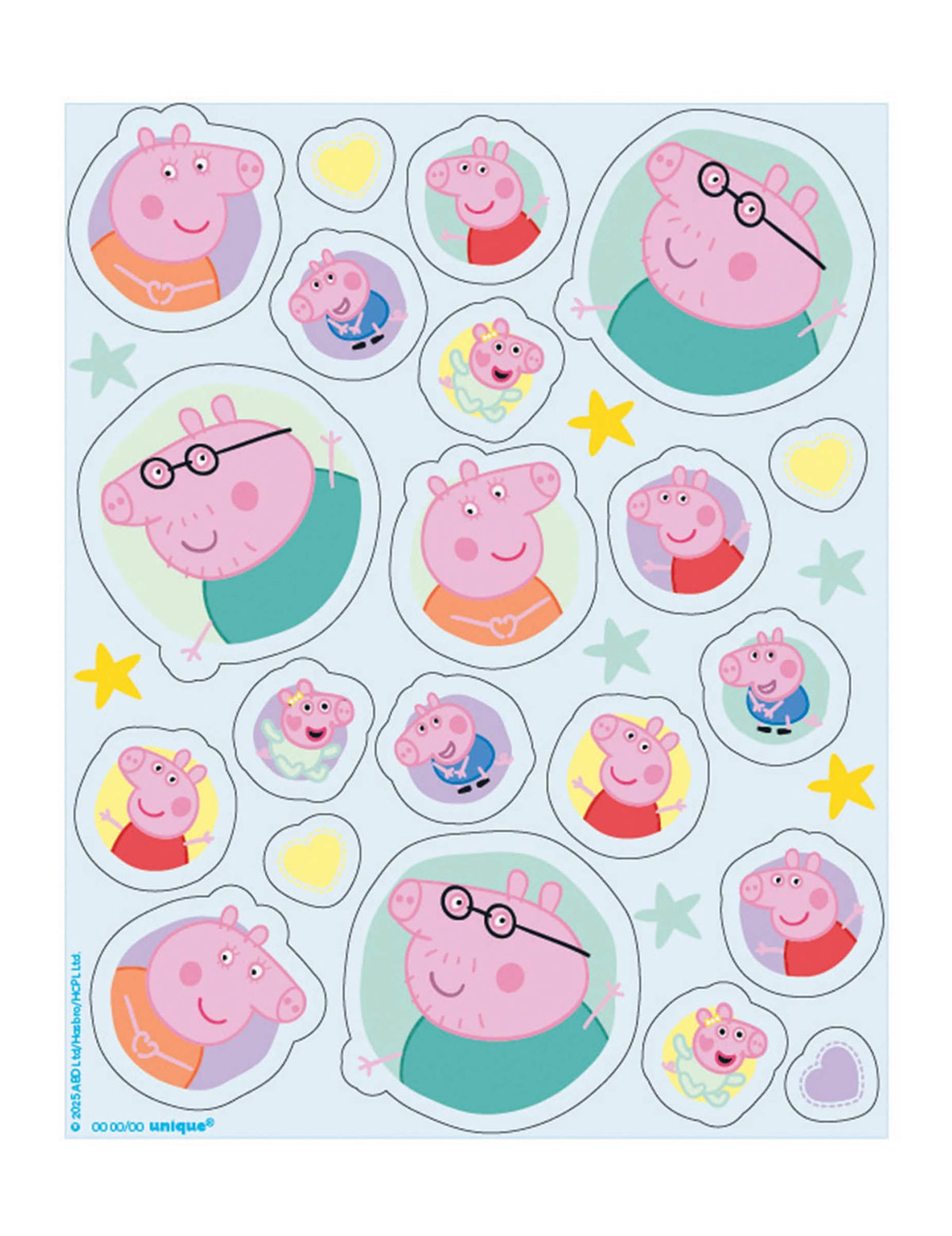 4er Pack Peppa Pig™ Stickerbögen