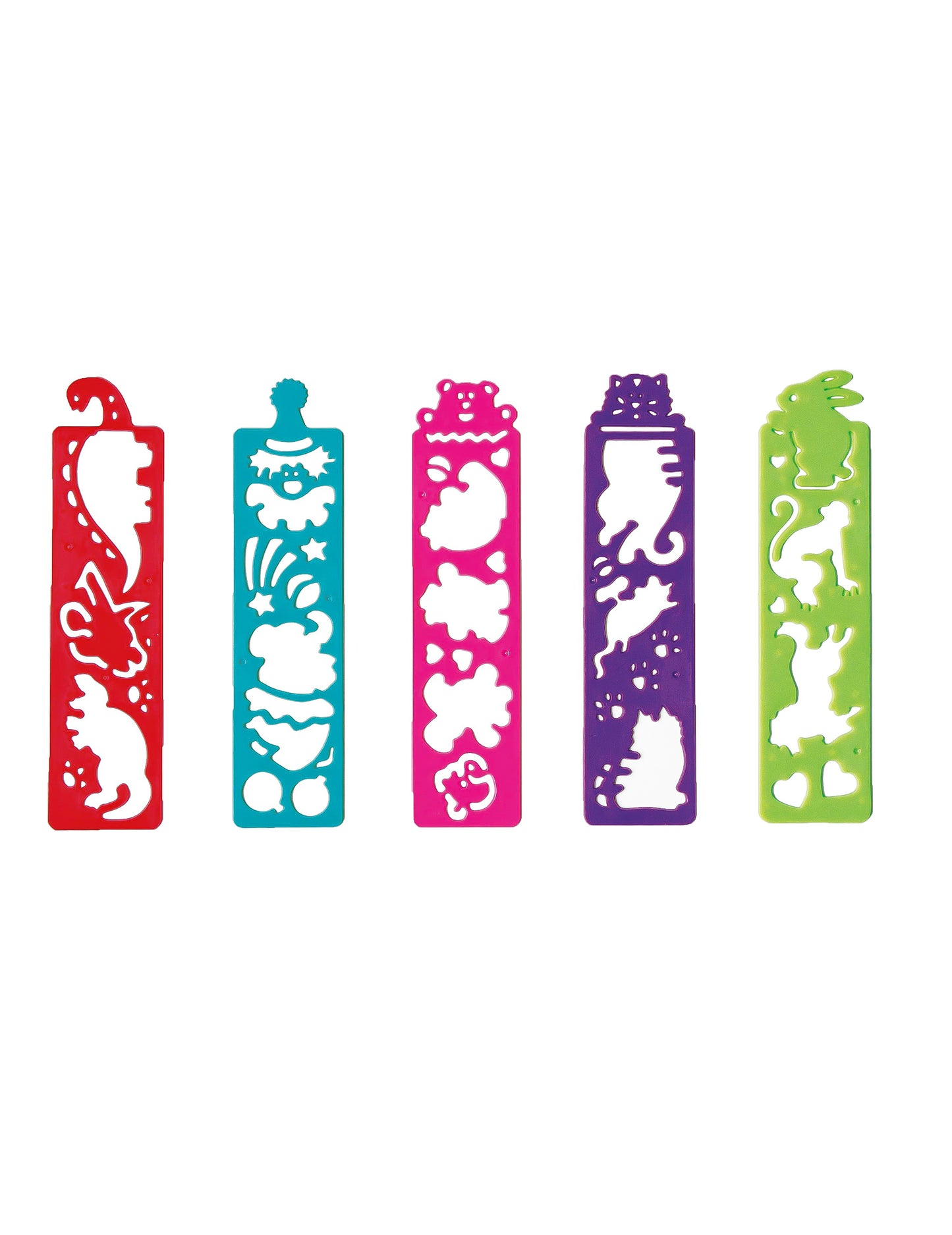 8er Pack bunte Lern-Zeichenstreifen