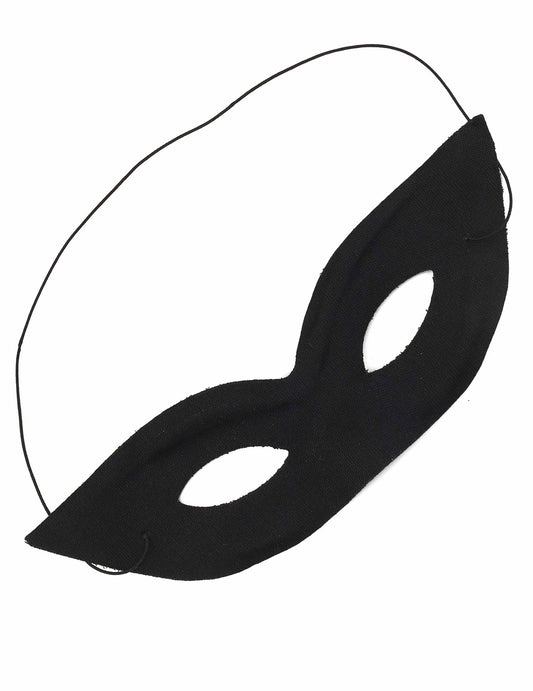 Détail de l'élastique du loup noir pour femme