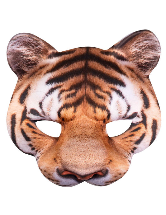 Vue de face du loup tigre