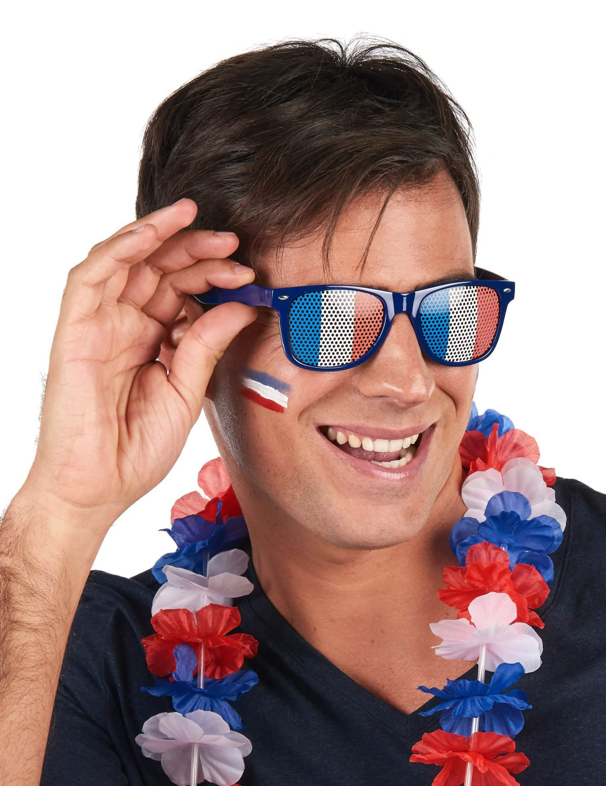 Französische Fan-Brille